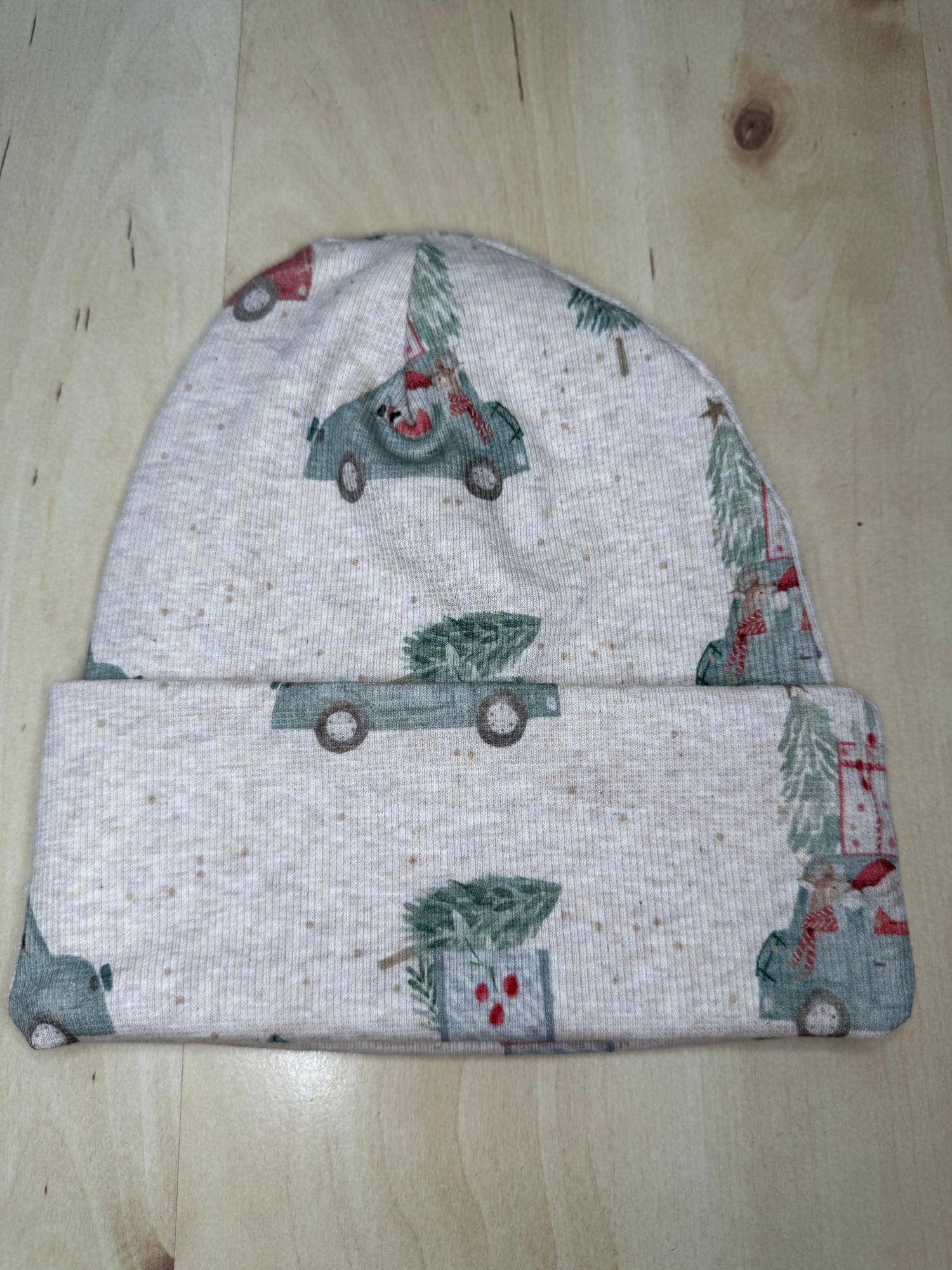 Beanie Weihnachtsauto