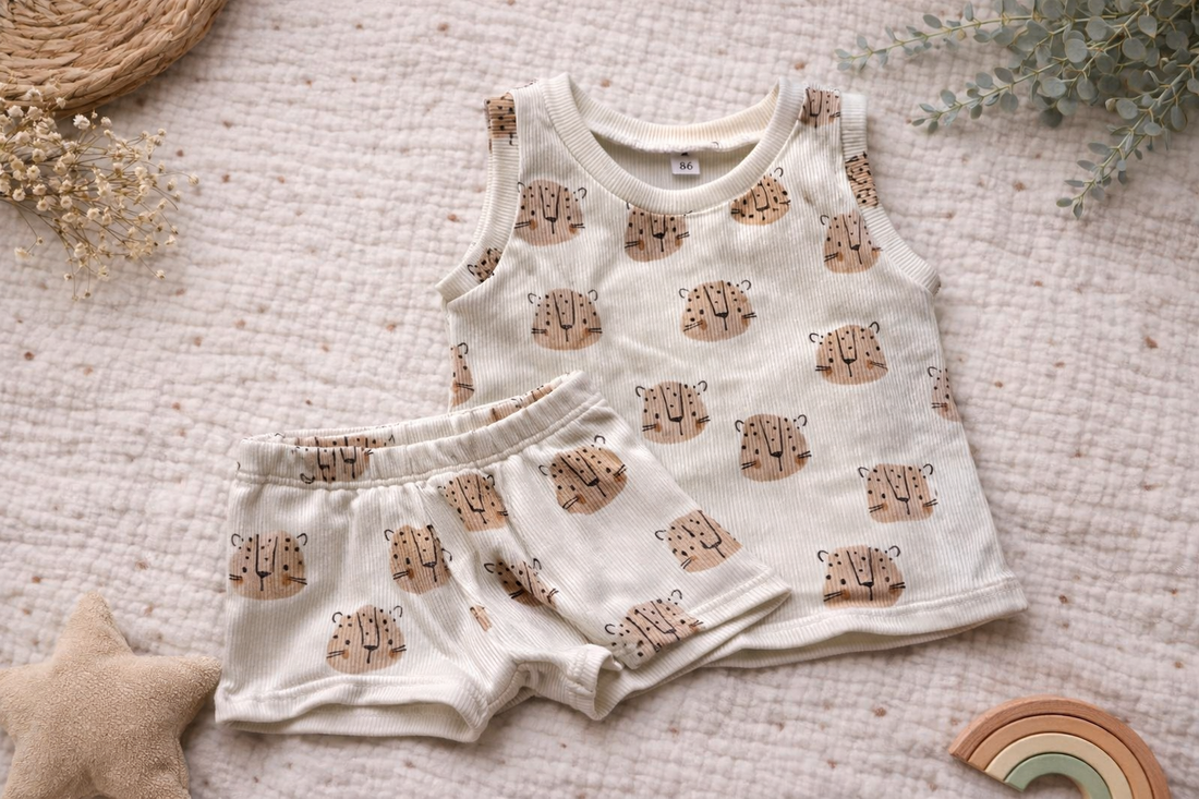 Set Unterwäsche Leopard