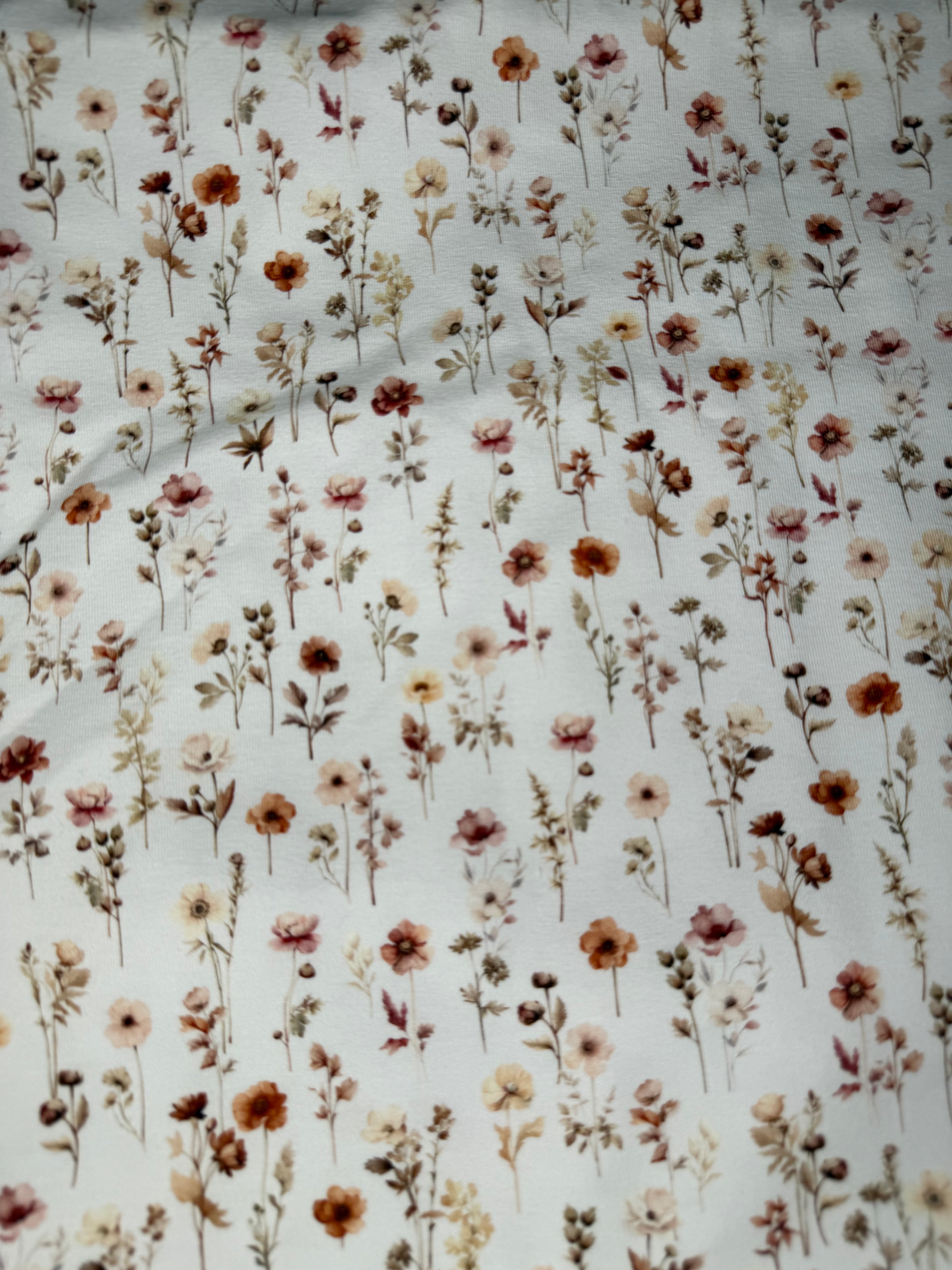 Stoff Vintage Blumen