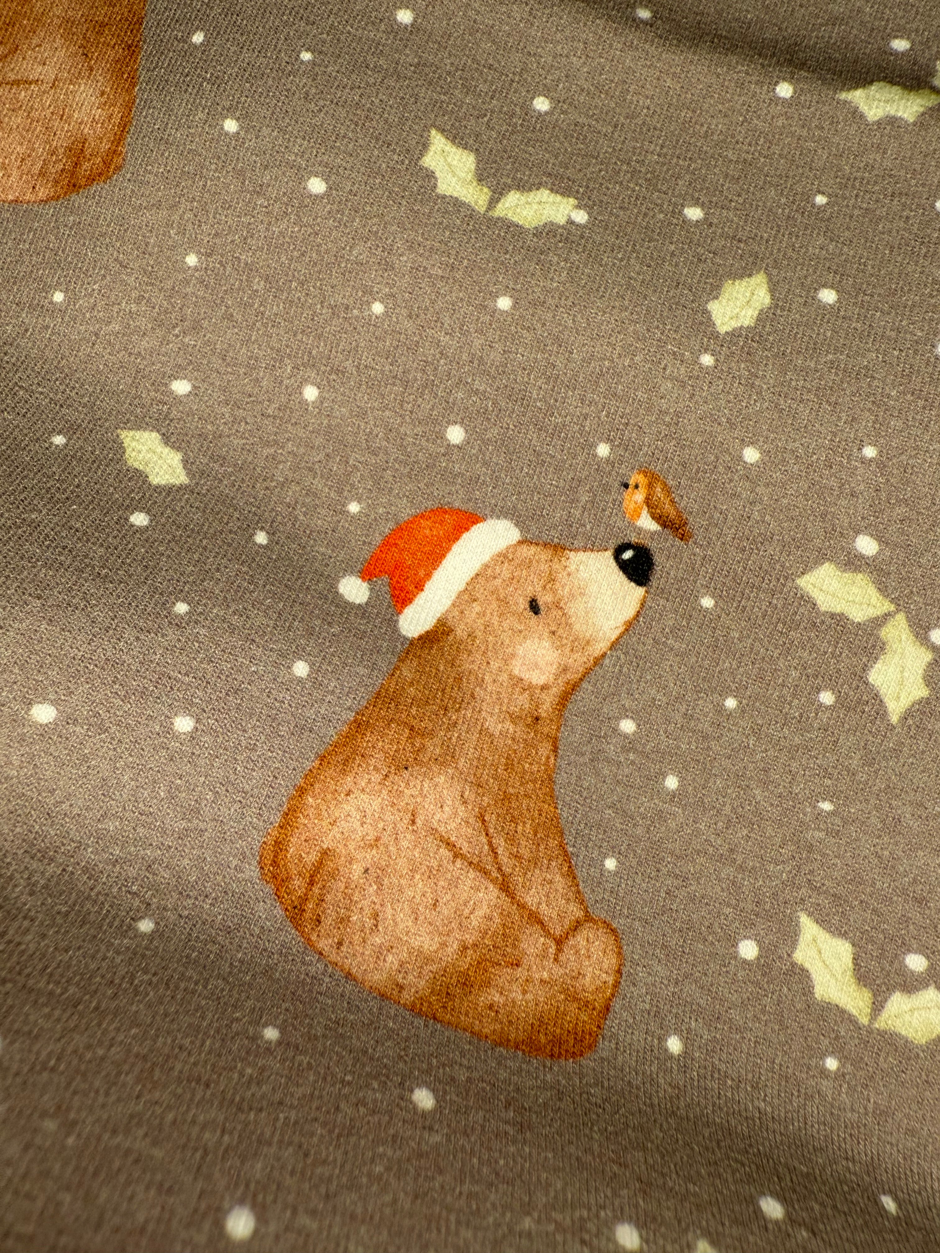 Stoff Weihnachtsbär