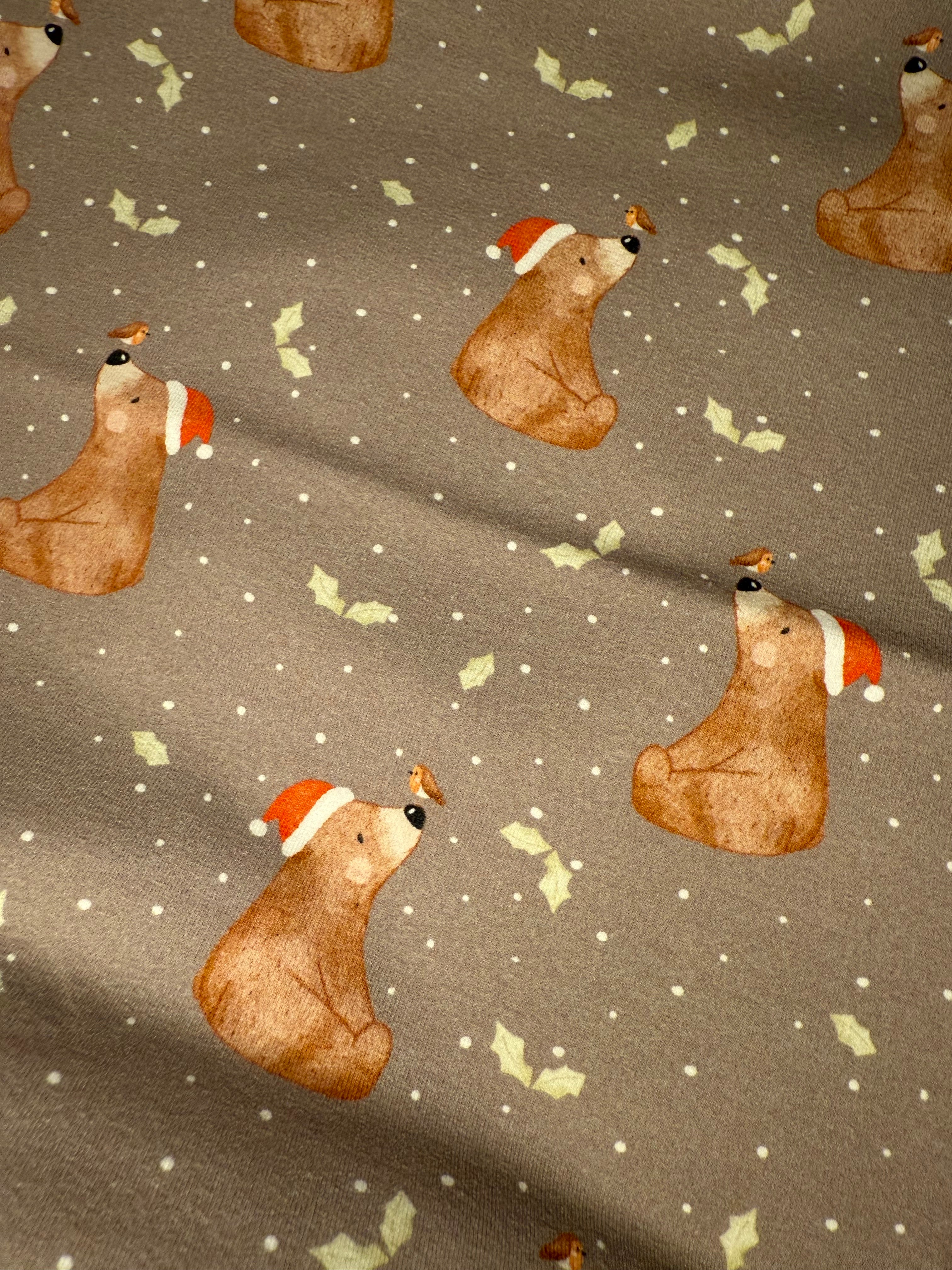 Stoff Weihnachtsbär