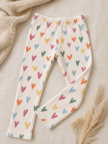leggings cœurs