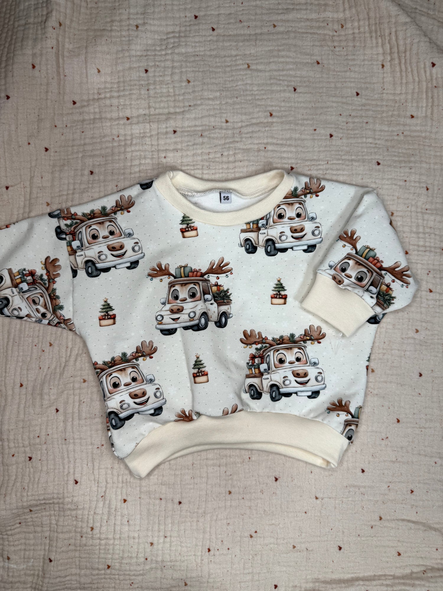 Oversize Sweater Rentierauto