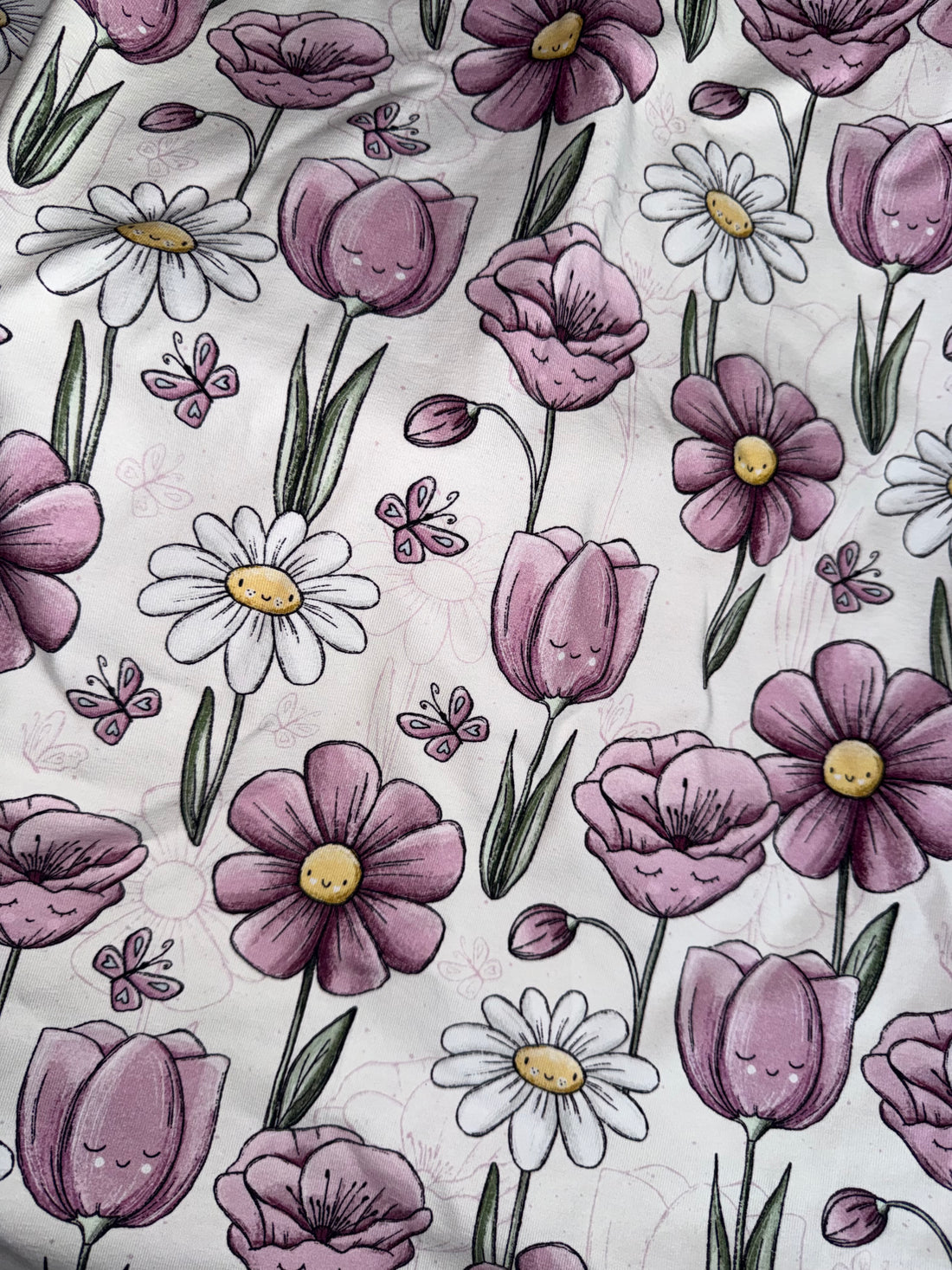 Fleurs roses