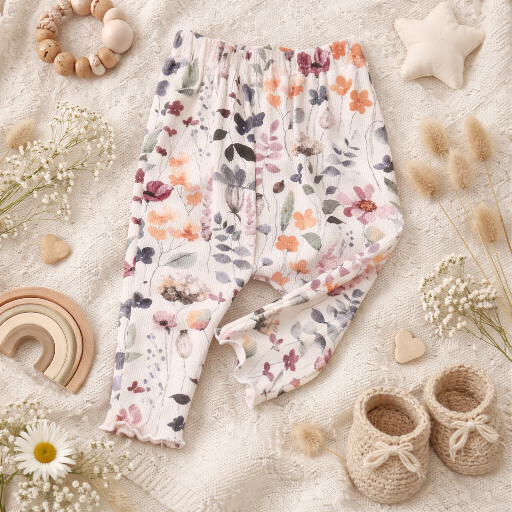 Leggings Blumen aus Rippersey