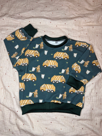 Oversize Pullover Müllabfuhr