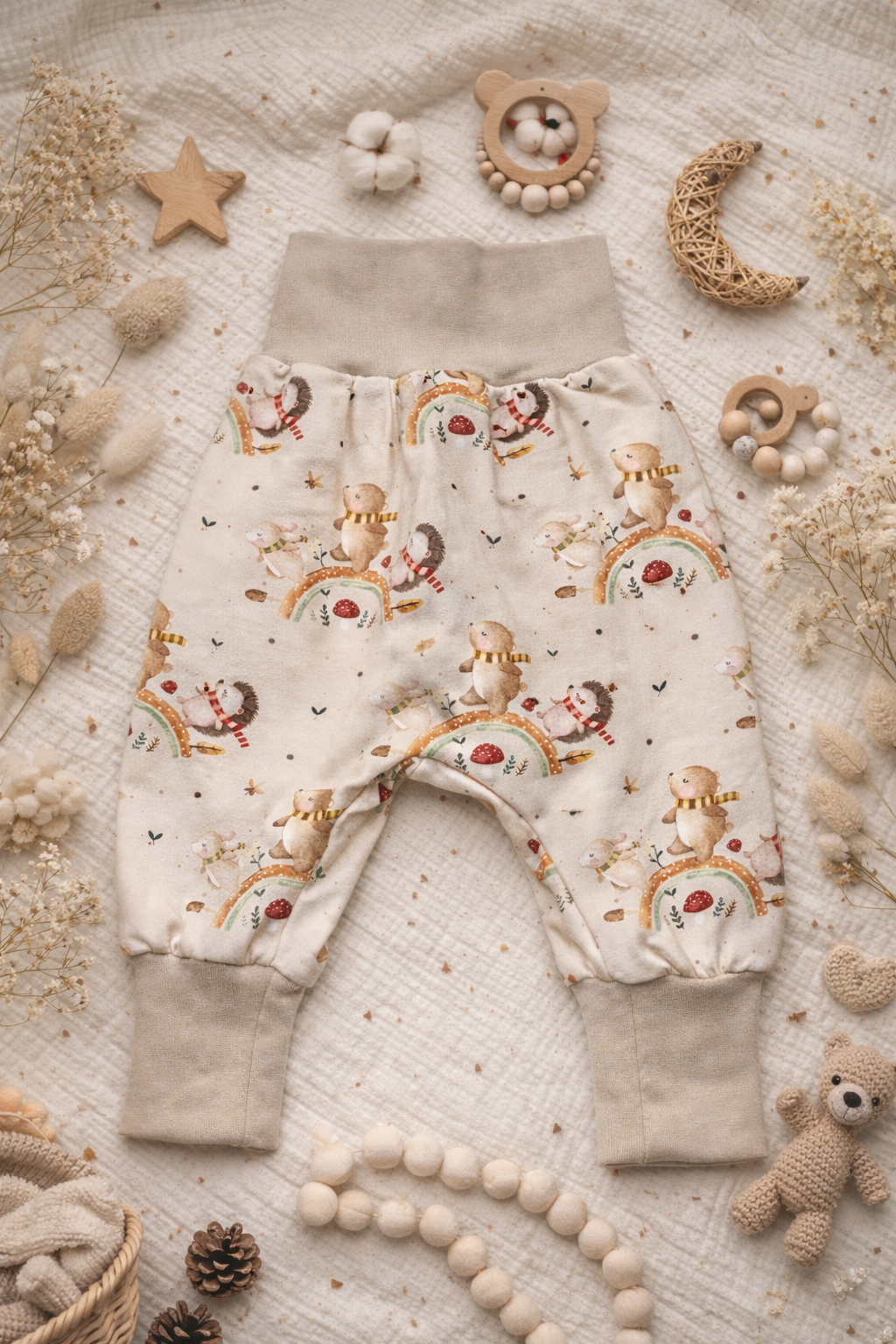 Pumphose Tiere auf dem Regenbogen