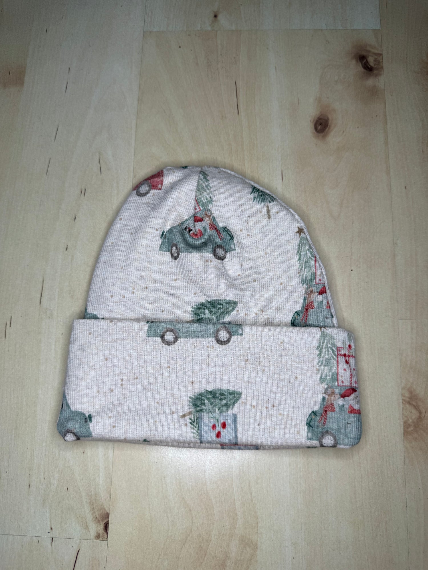 Beanie Weihnachtsauto