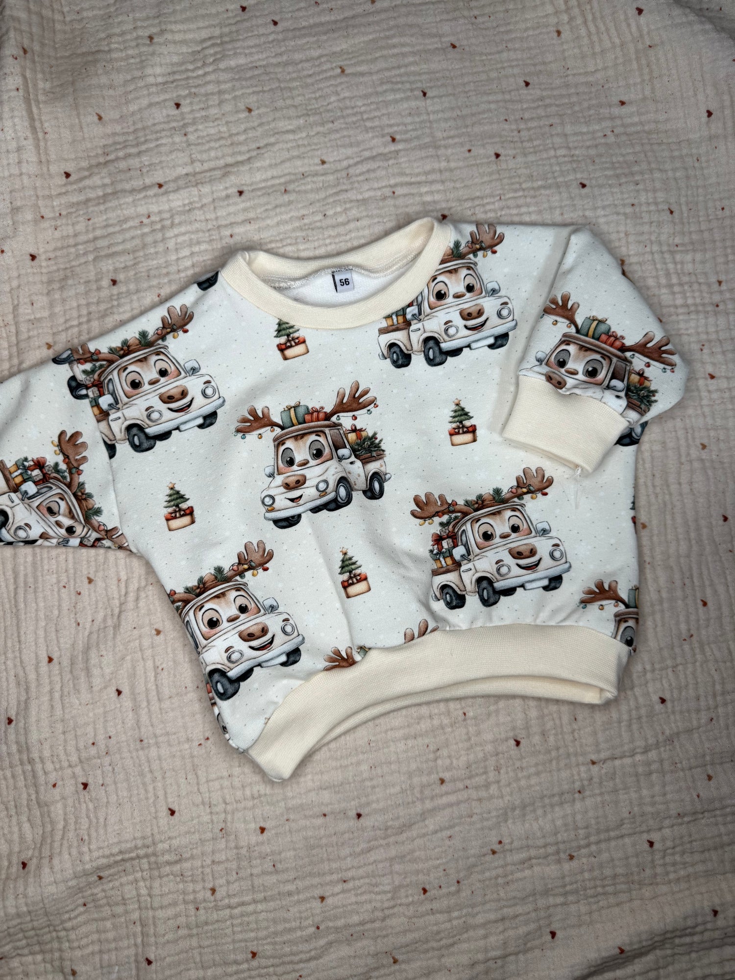 Oversize Sweater Rentierauto