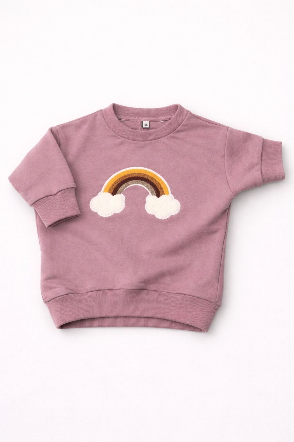 Pull oversize arc-en-ciel