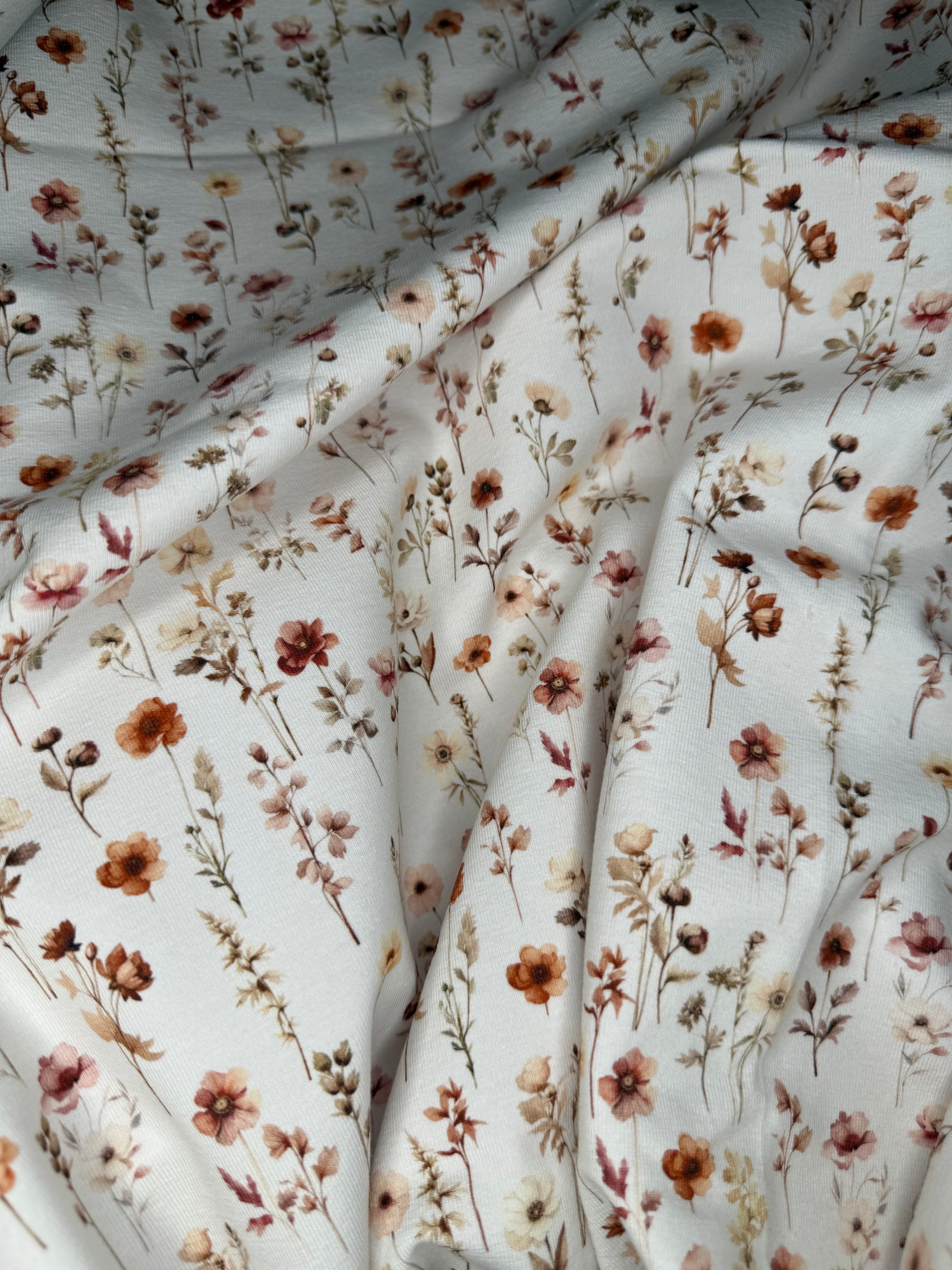 Stoff Vintage Blumen