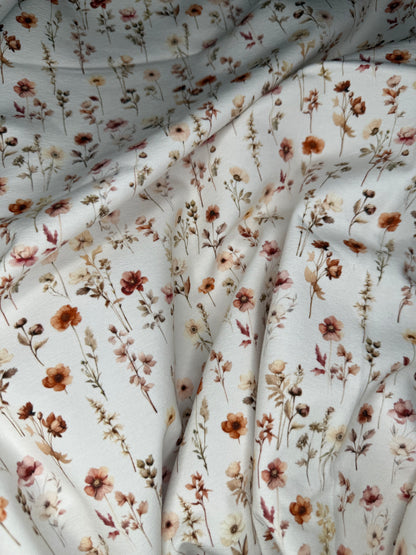 Stoff Vintage Blumen