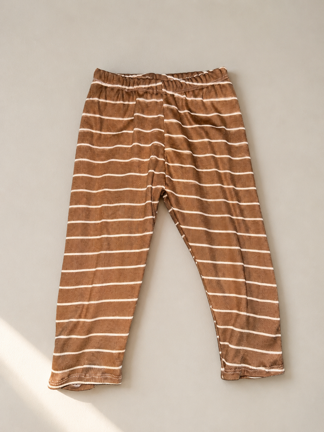 Leggings braun gestreift