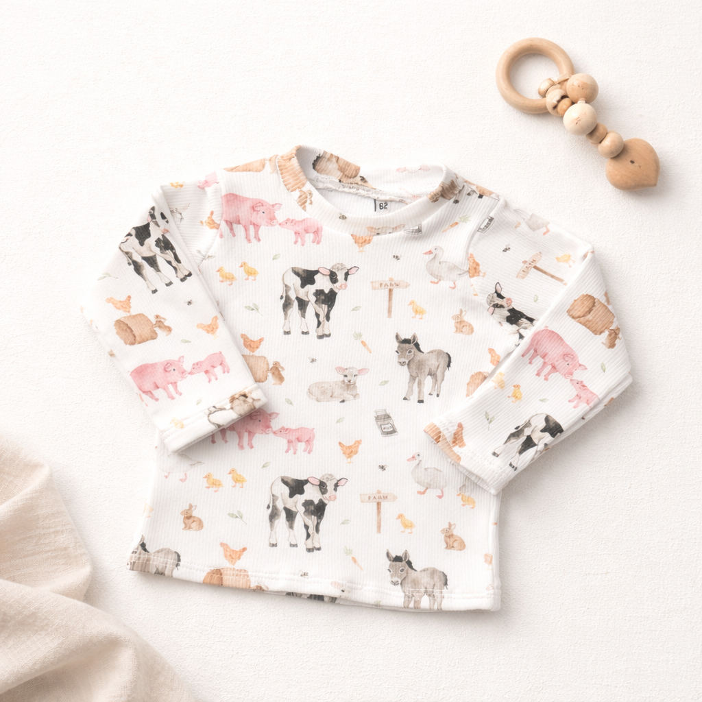 Rippshirt Bauernhof