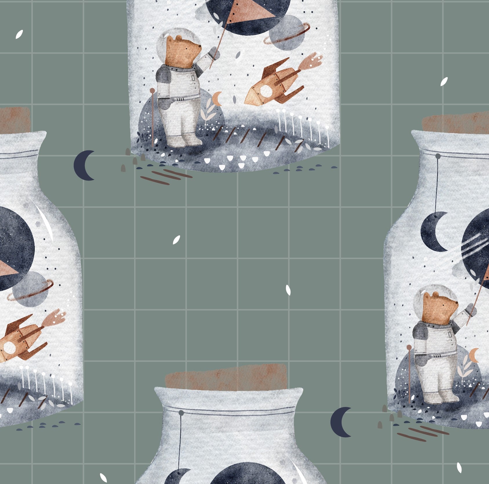 Astronaute dans un bocal