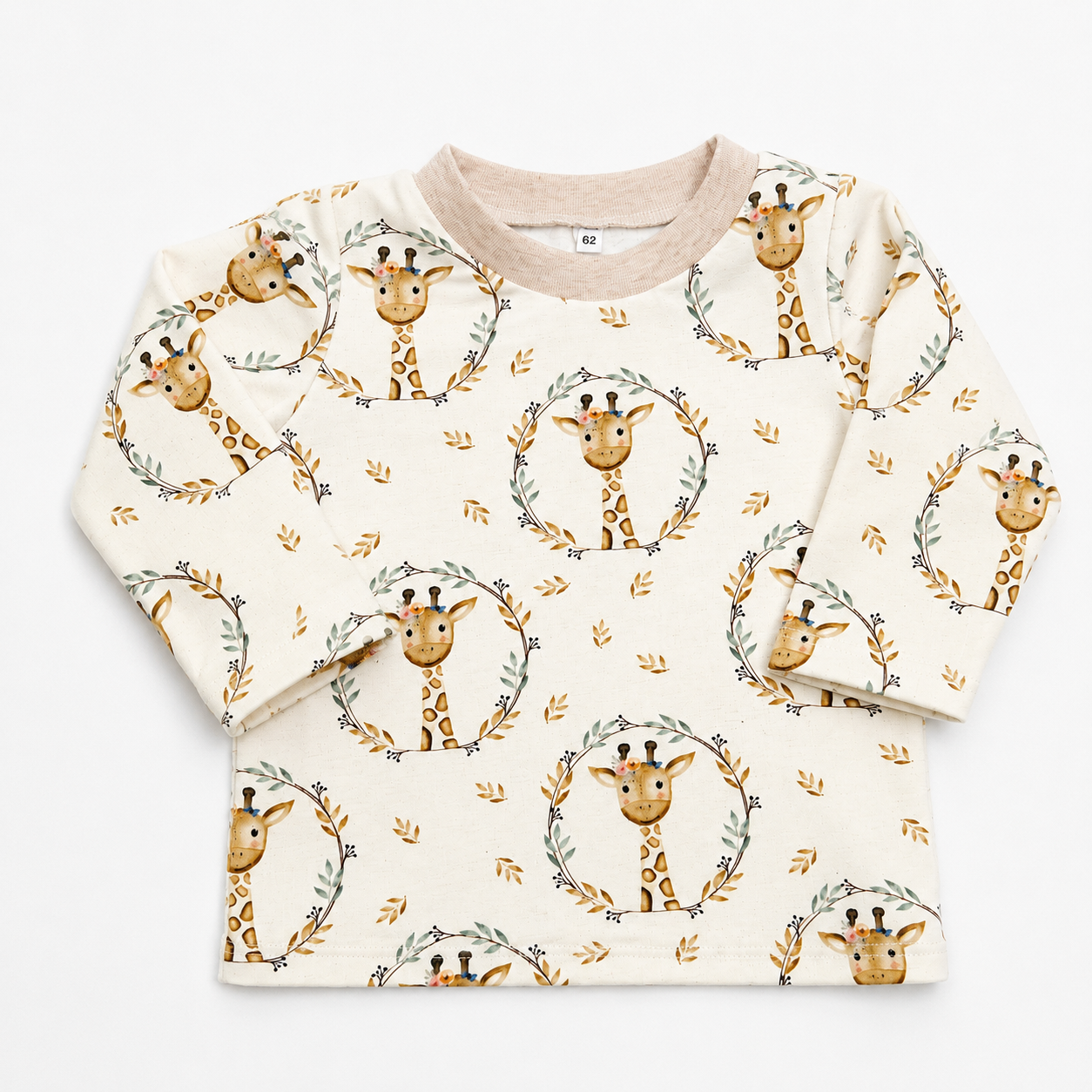 Langarmshirt Giraffe