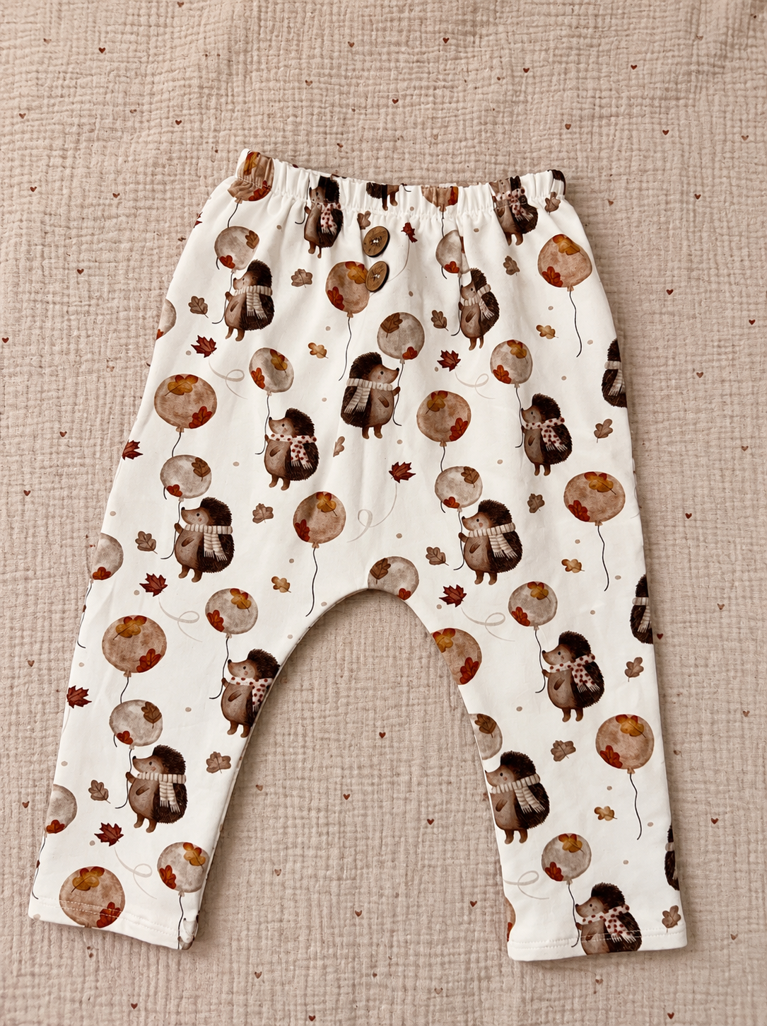 Legging hérisson avec ballon blanc