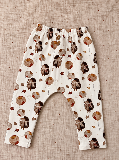Legging hérisson avec ballon blanc