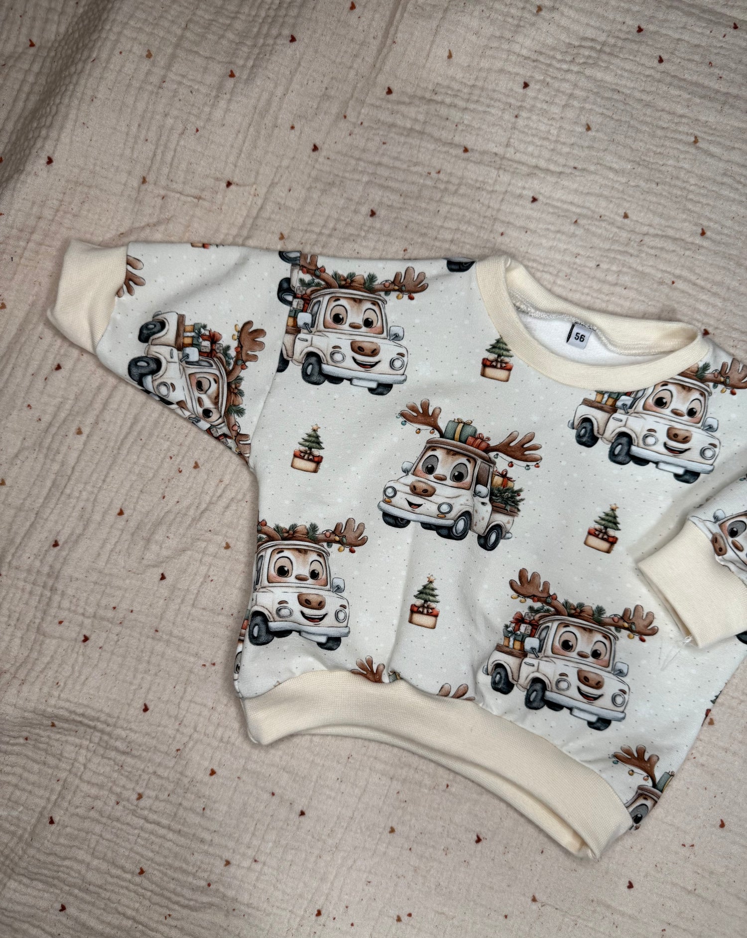 Oversize Sweater Rentierauto