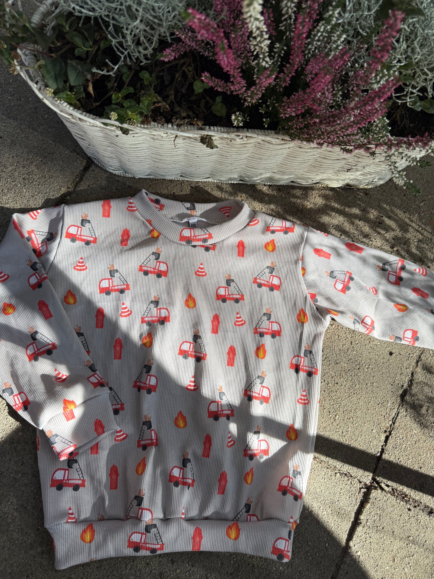 Oversize Pullover Feuerwehr