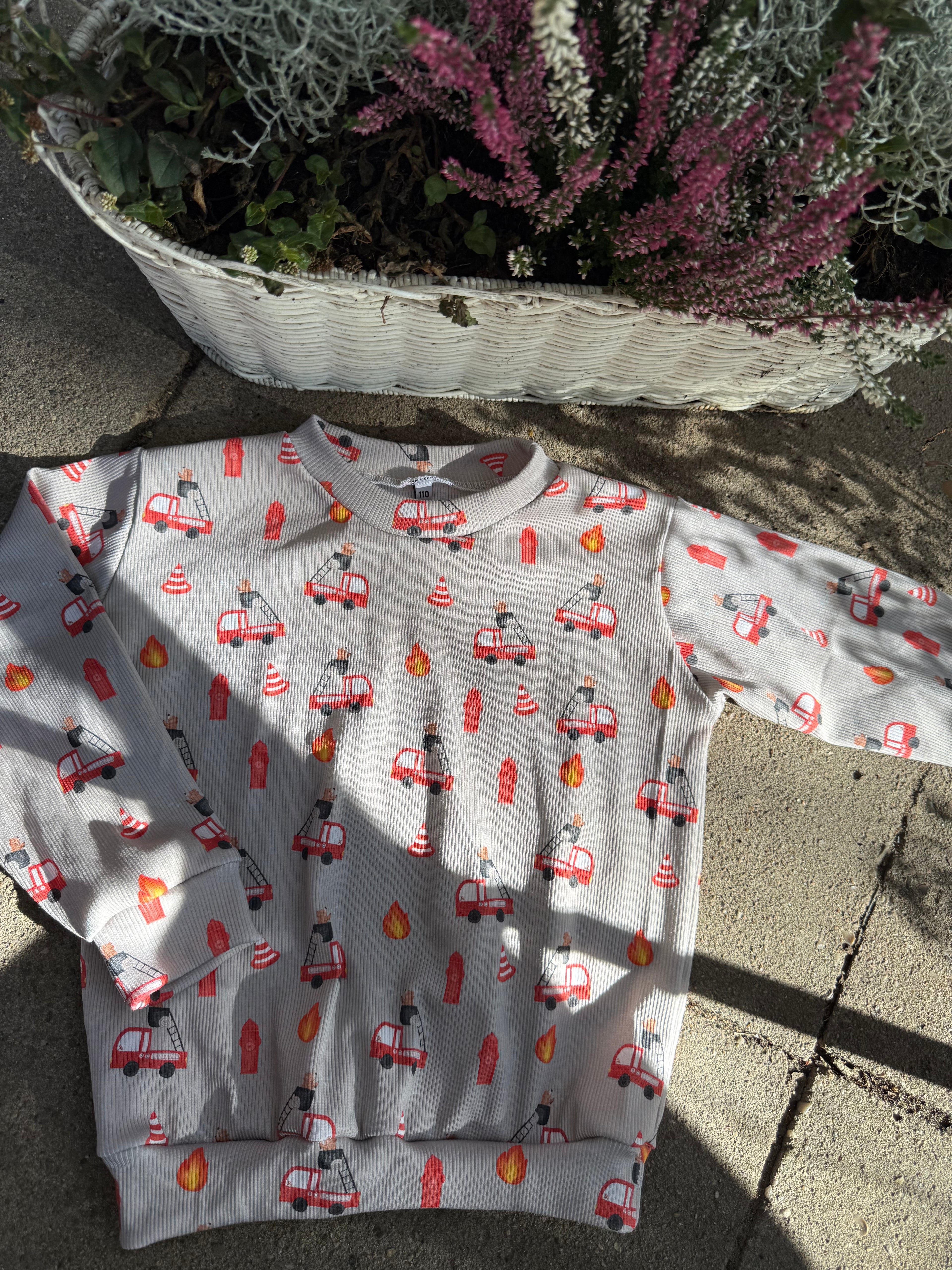 Oversize Pullover Feuerwehr