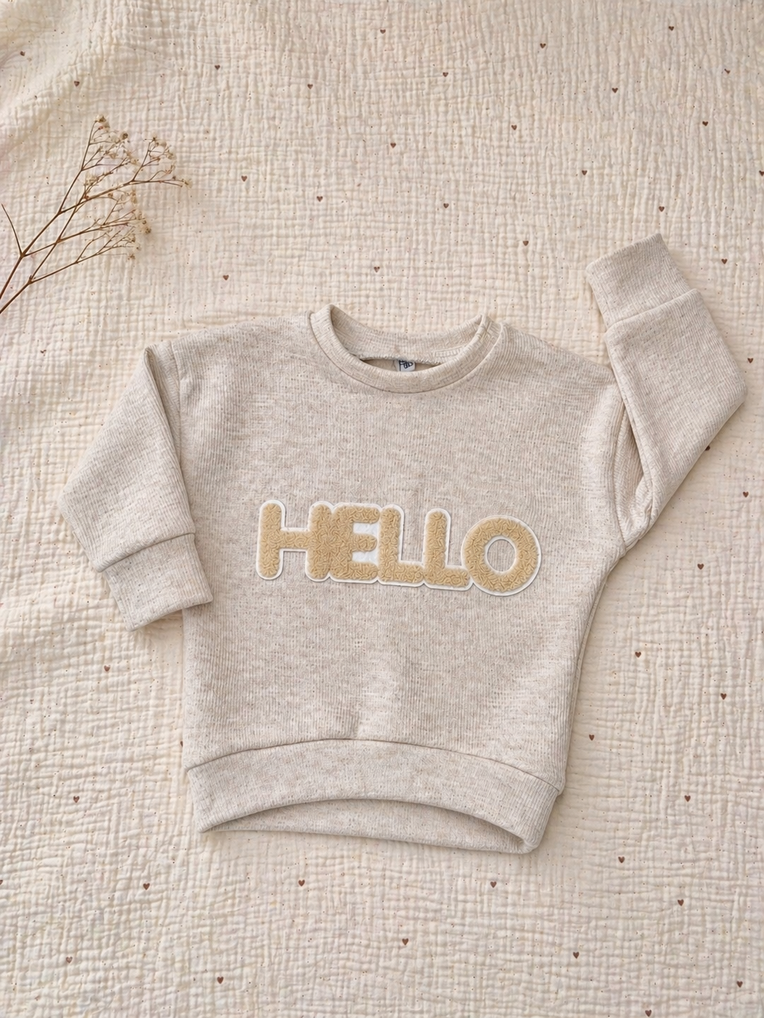 Oversize Pullover "Hello"