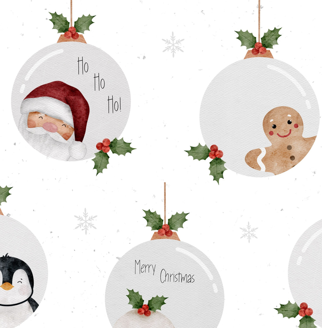 Christmas Kugeln weiß