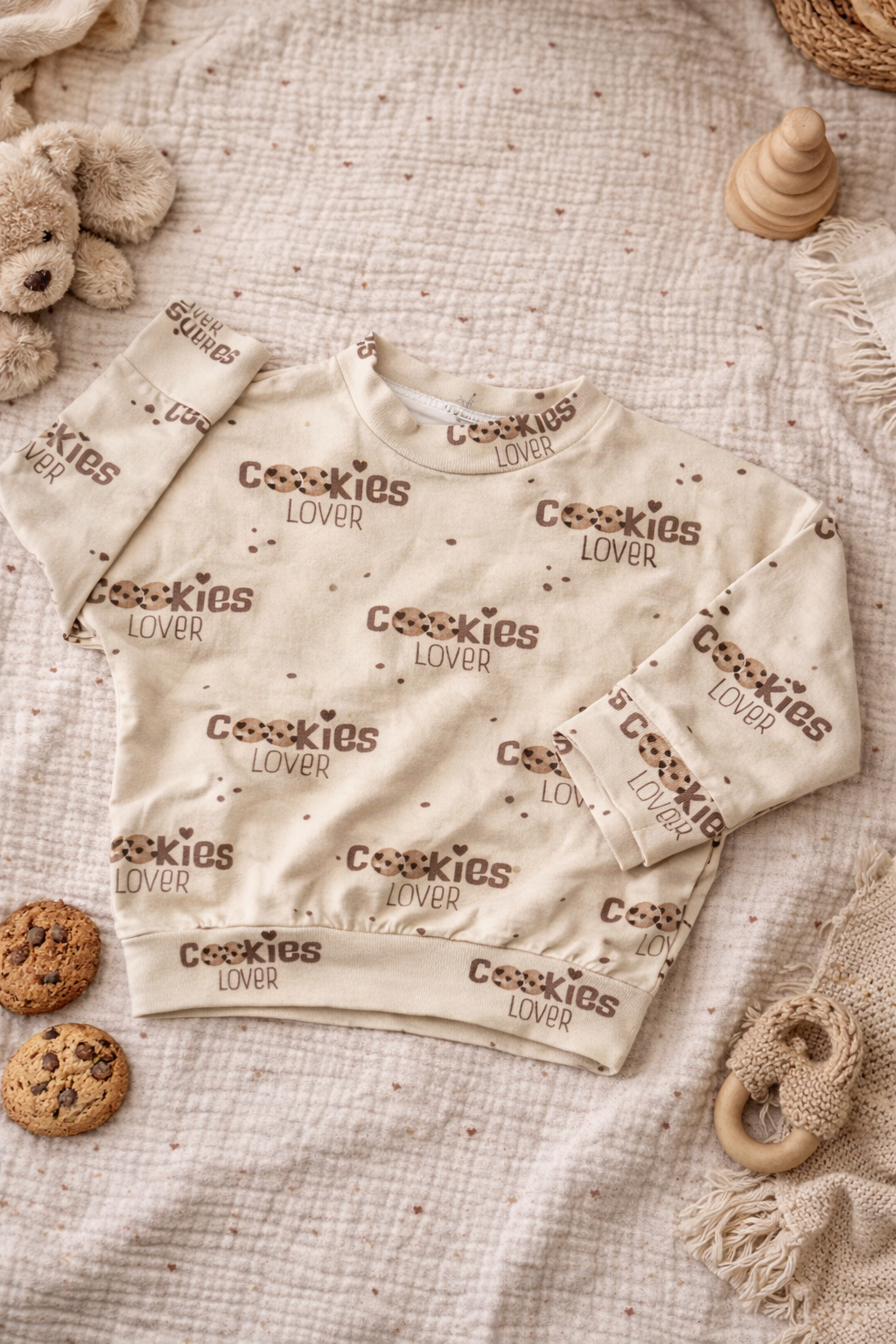 Pull oversize "Cookie Lover"