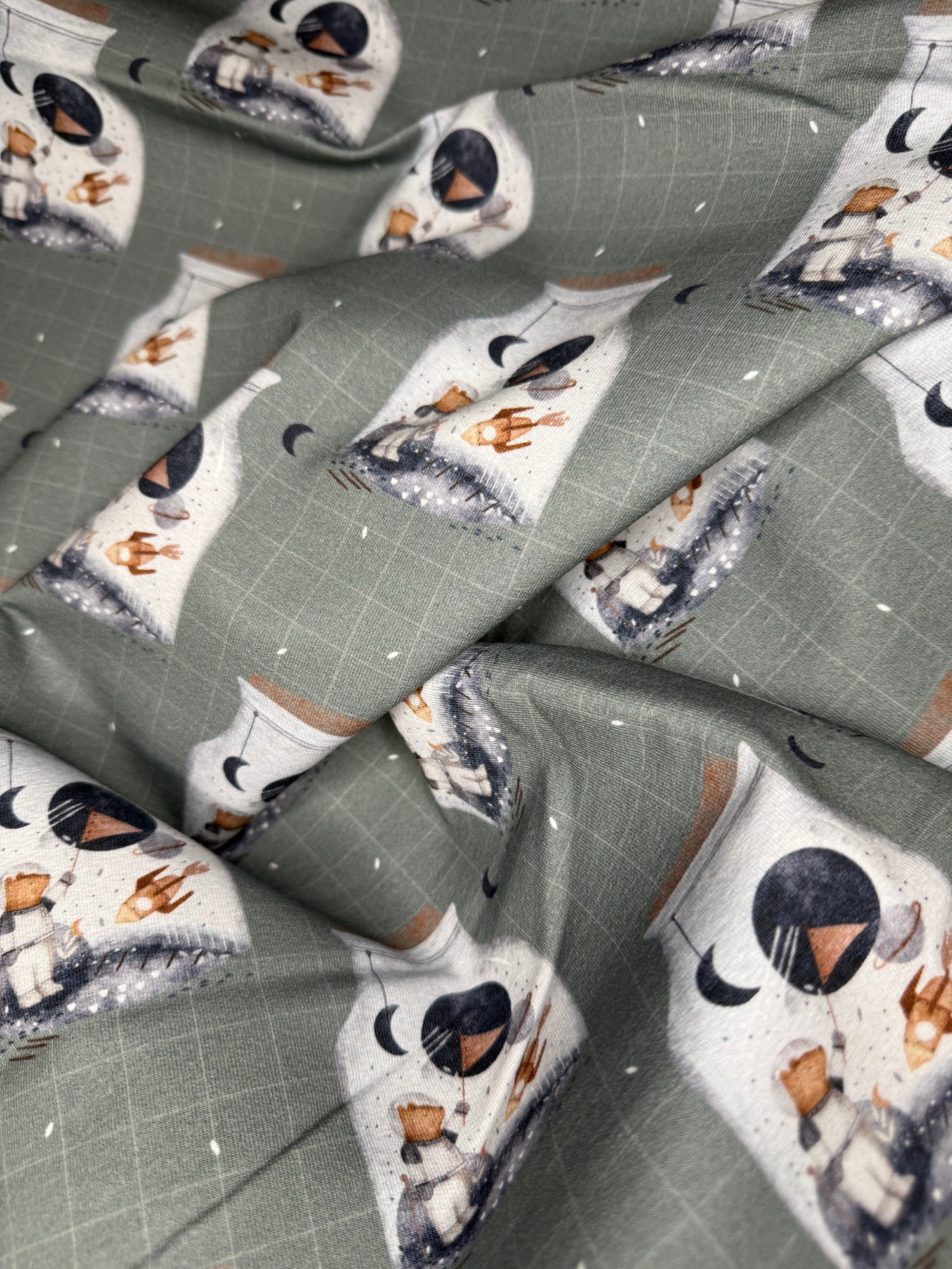 Stoff Astronaut im Glas