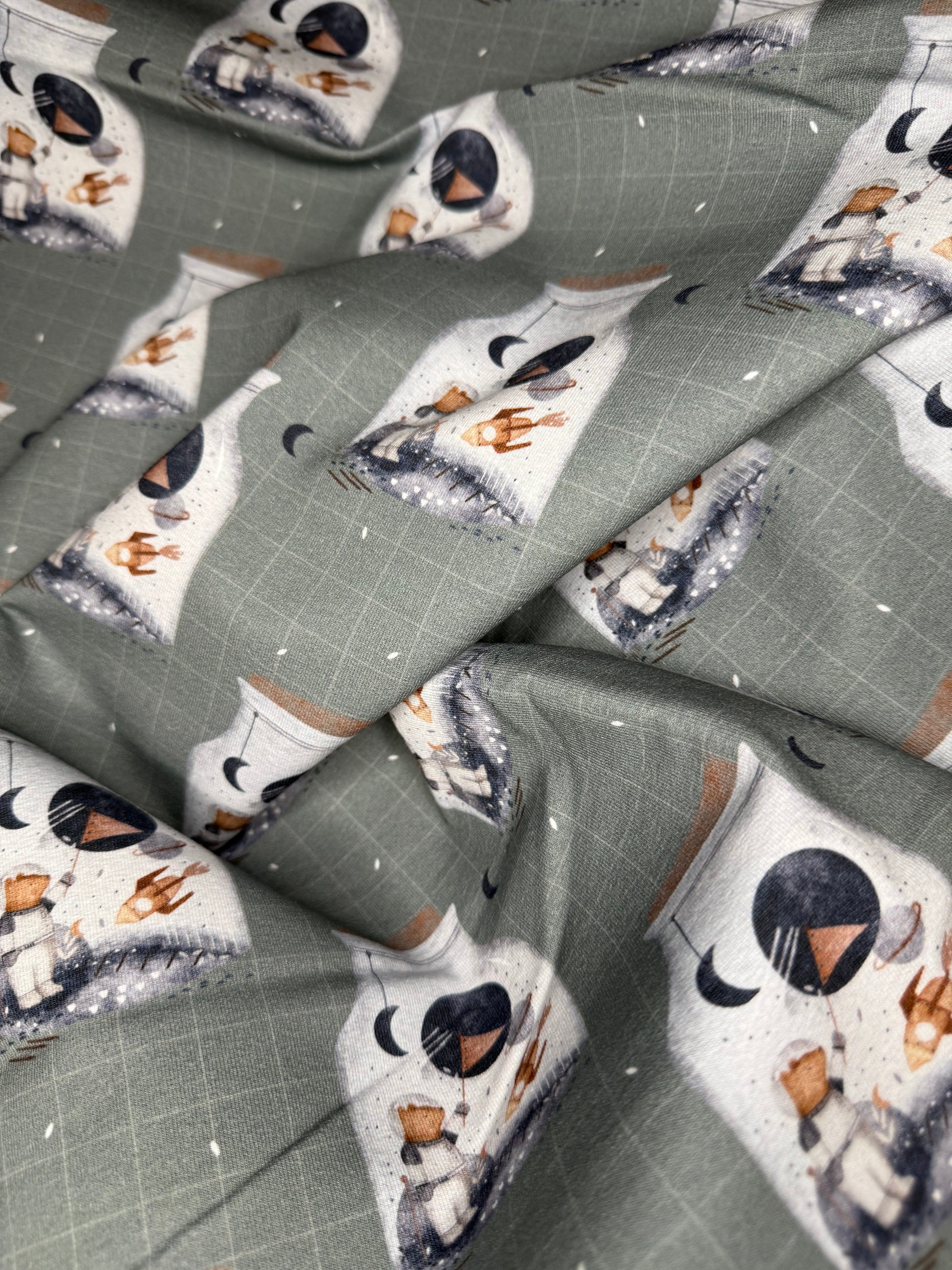 Stoff Astronaut im Glas