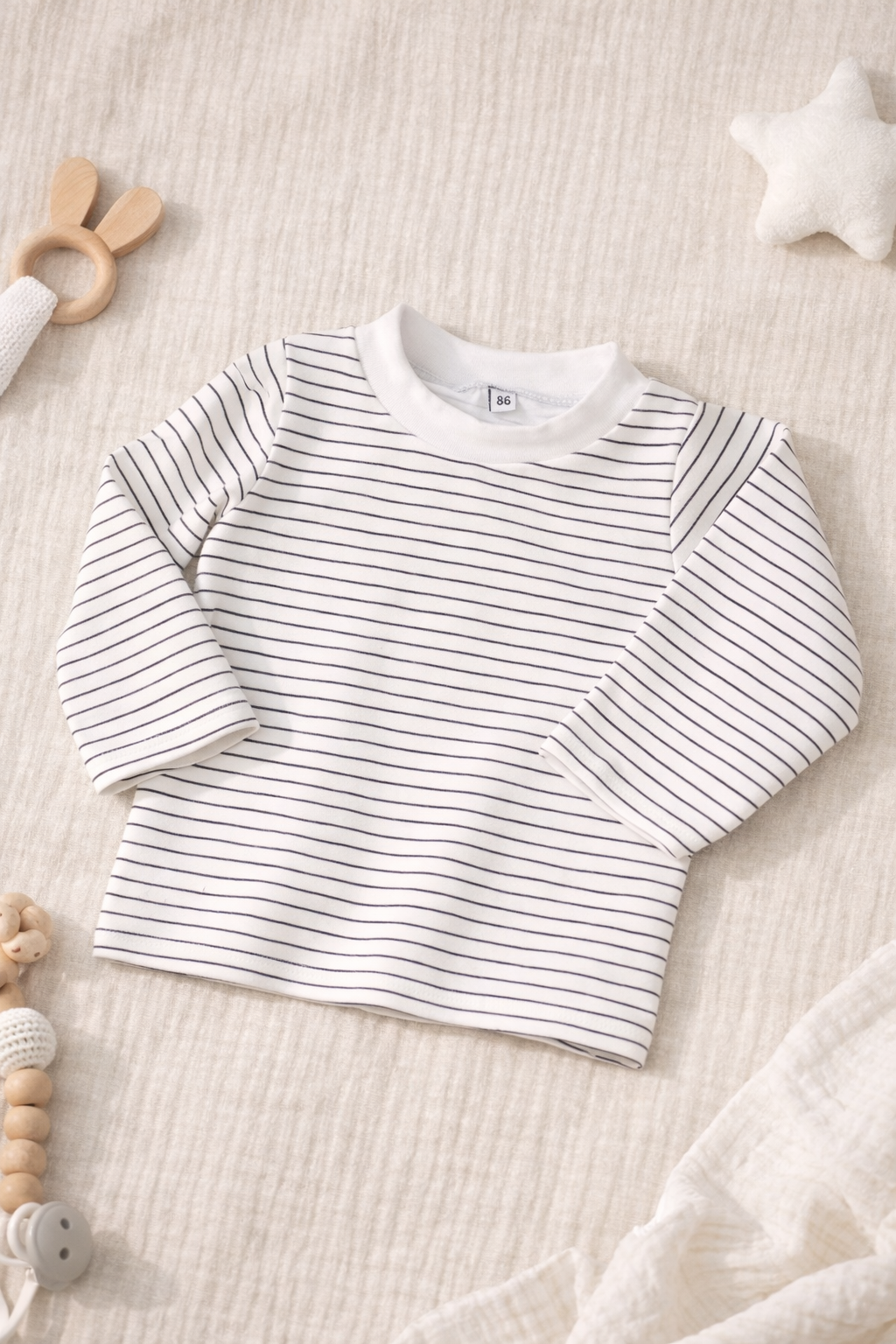 Langarmshirt gestreift