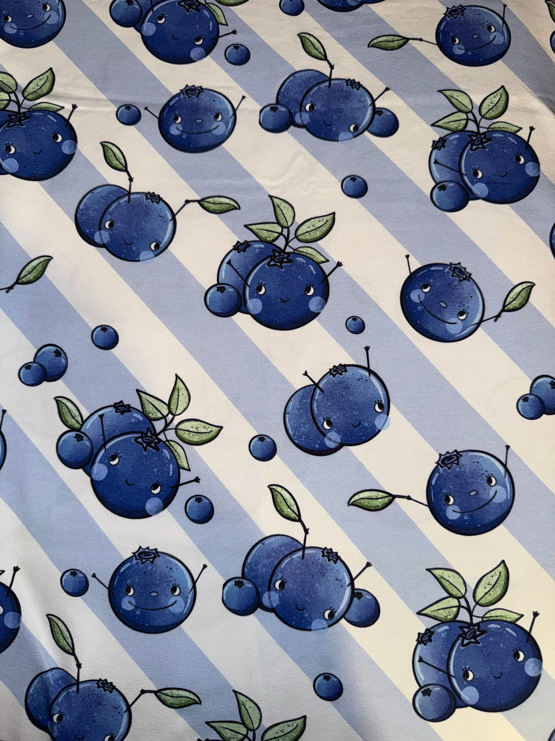 Stoff Blaubeeren