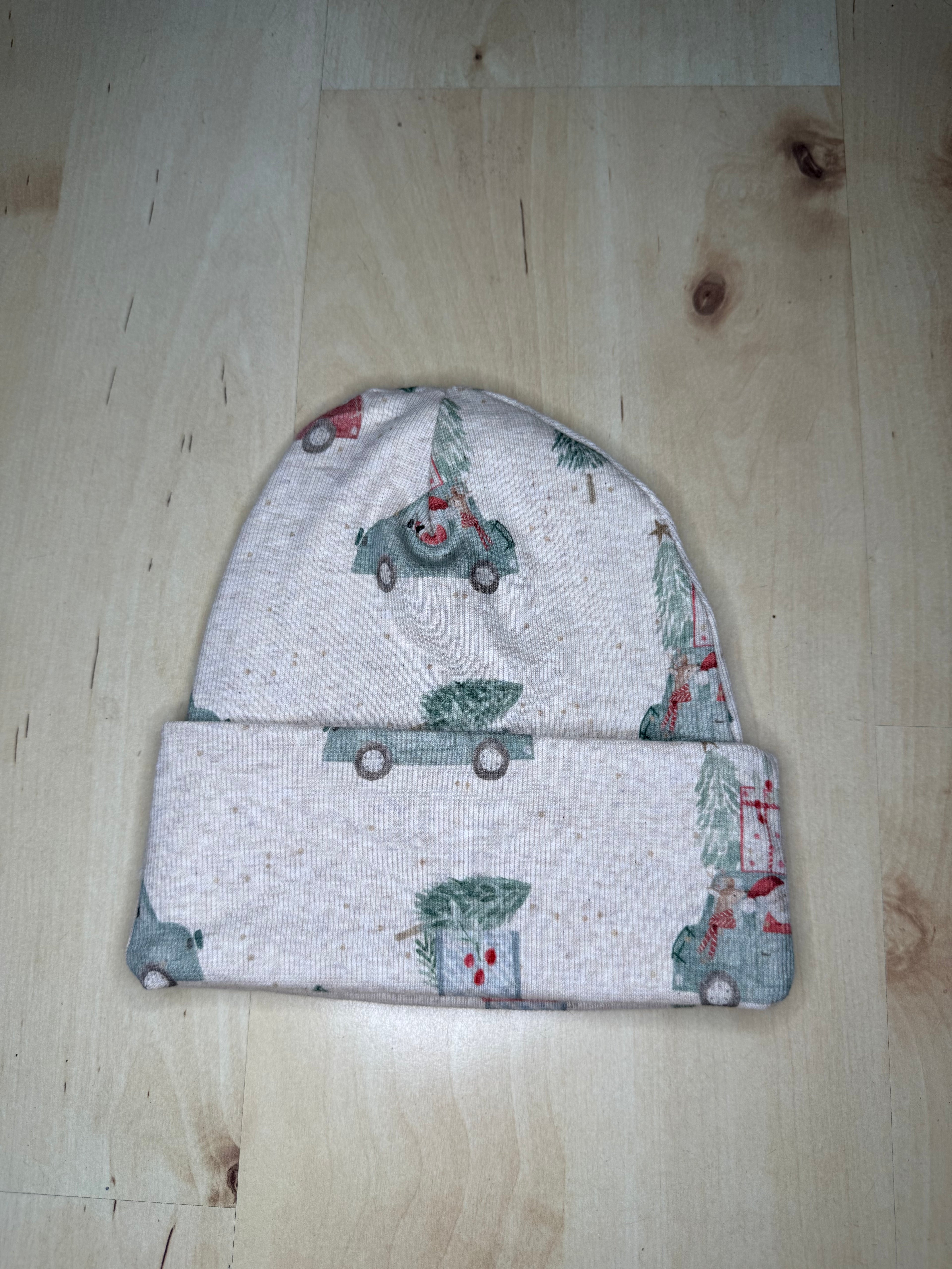 Beanie Weihnachtsauto