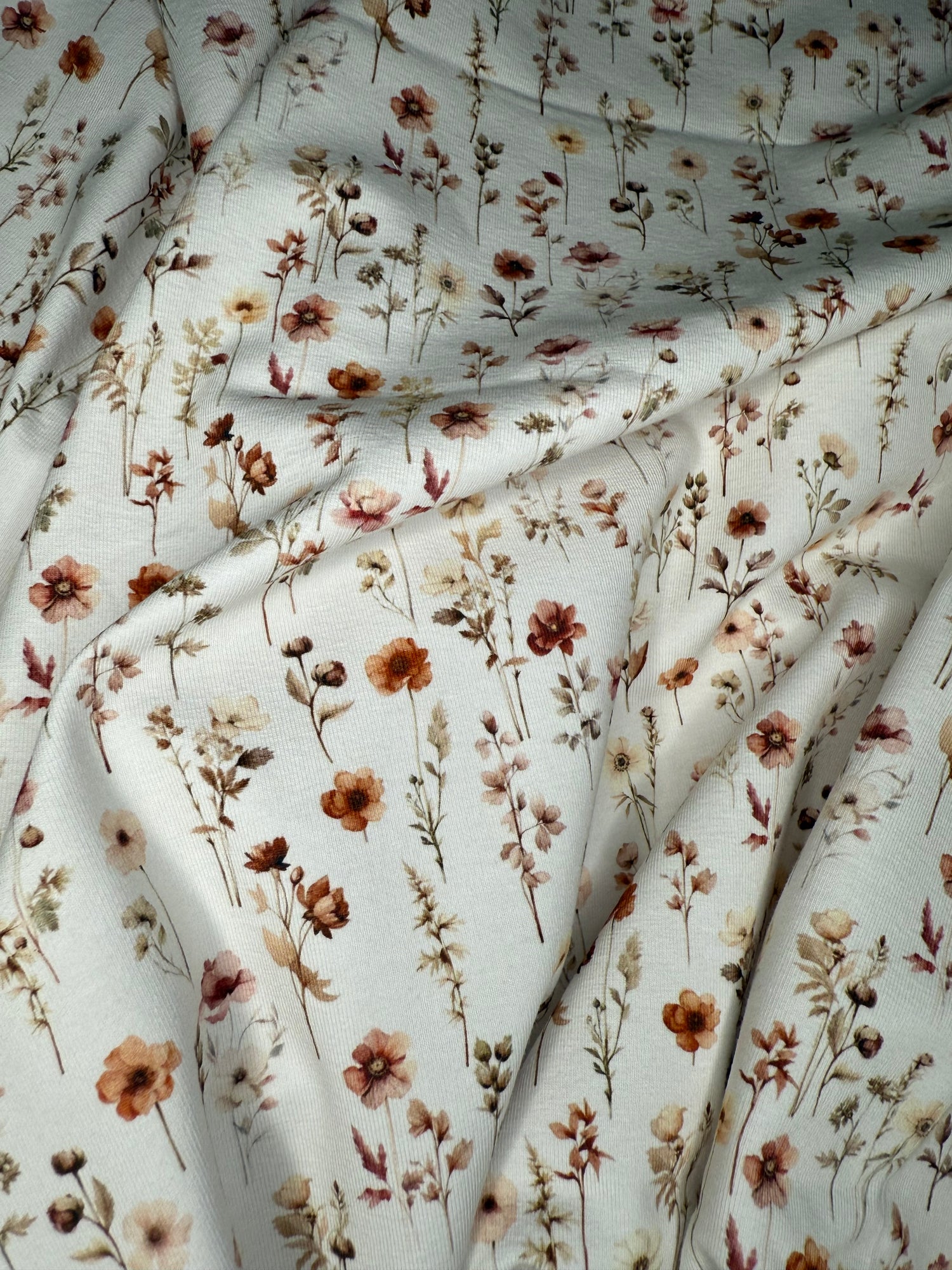 Stoff Vintage Blumen