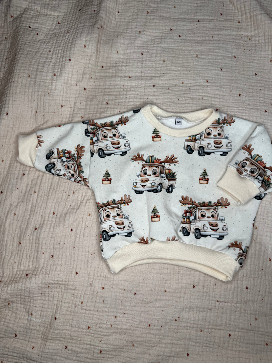 Oversize Sweater Rentierauto