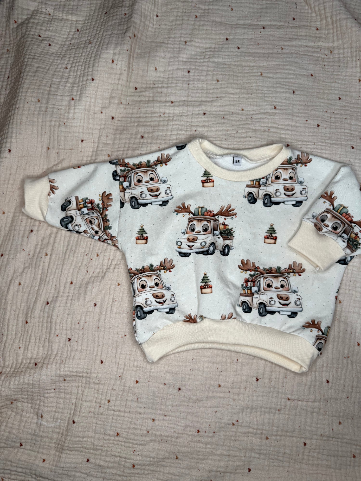 Oversize Sweater Rentierauto