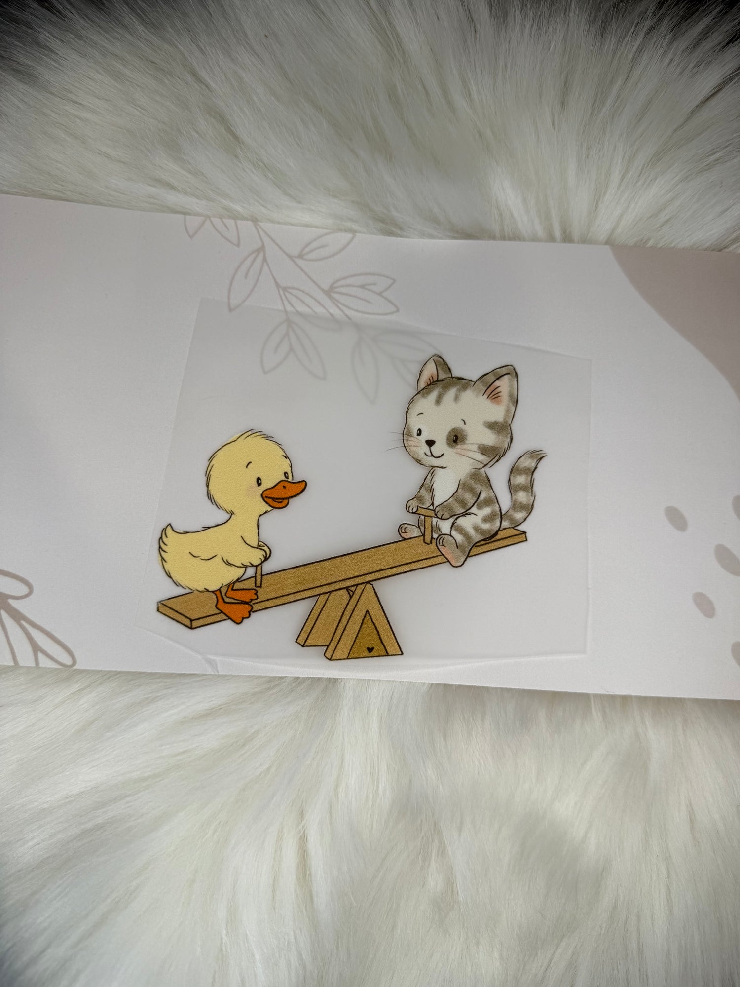 Bügelbild &quot;Wippe&quot;