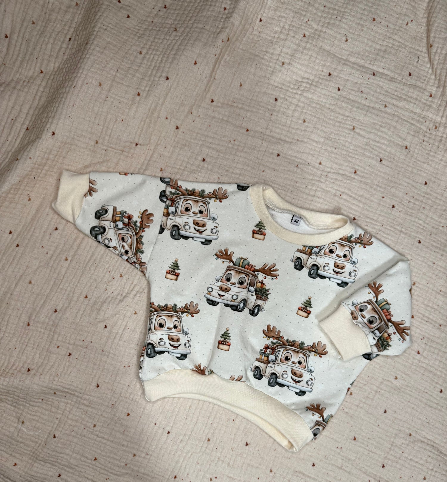 Oversize Sweater Rentierauto