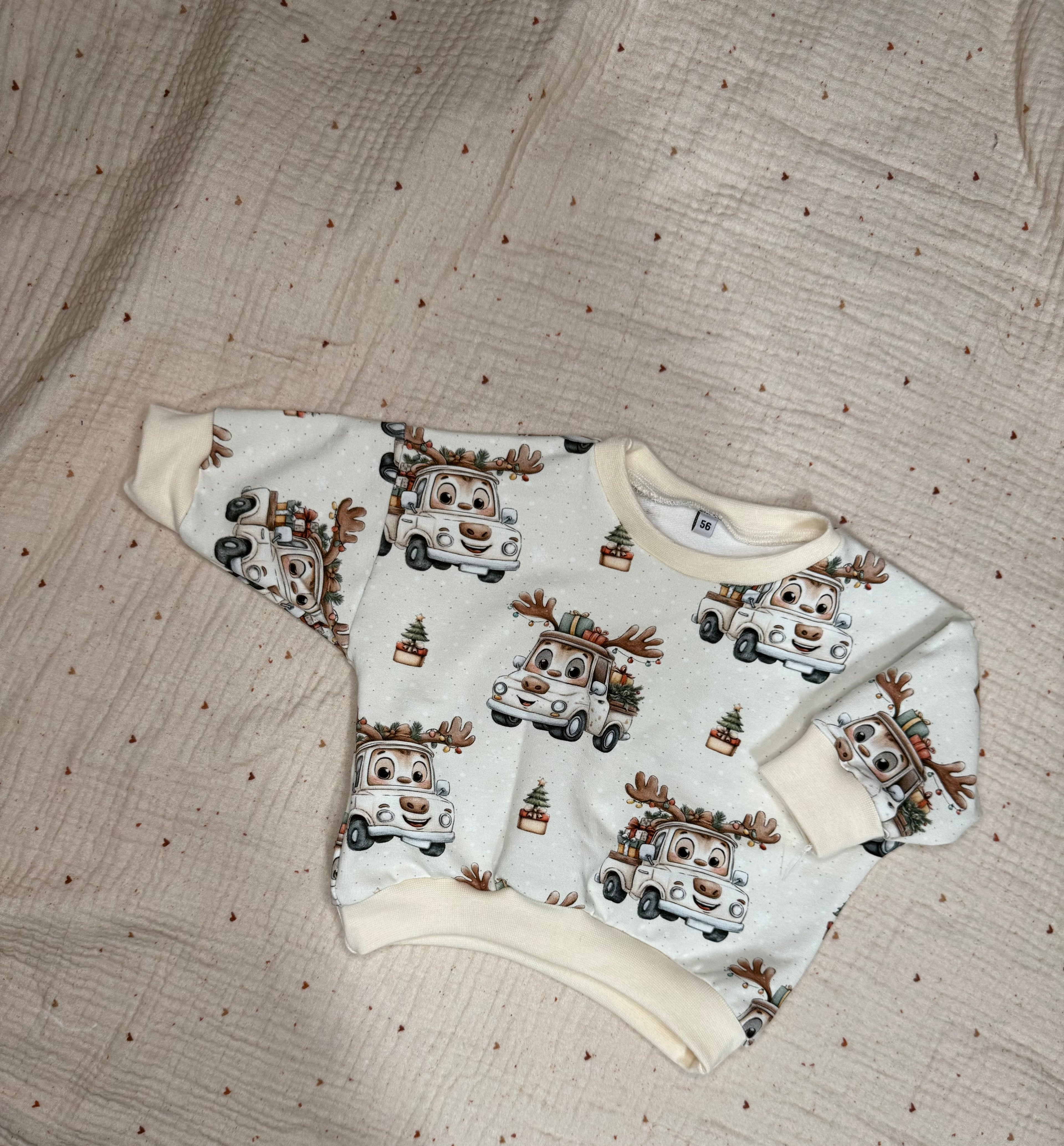 Oversize Sweater Rentierauto