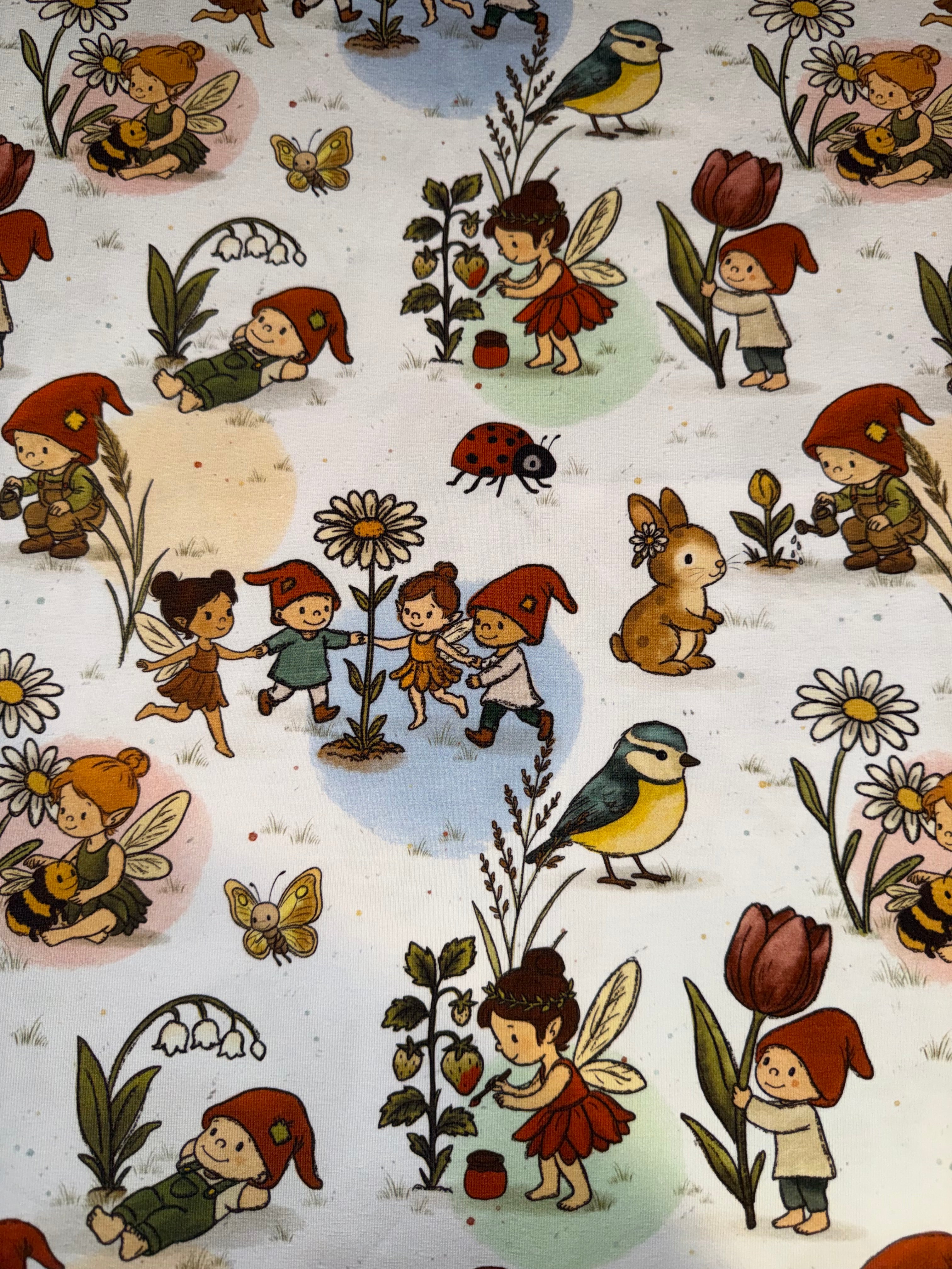 Tissu printemps lutin