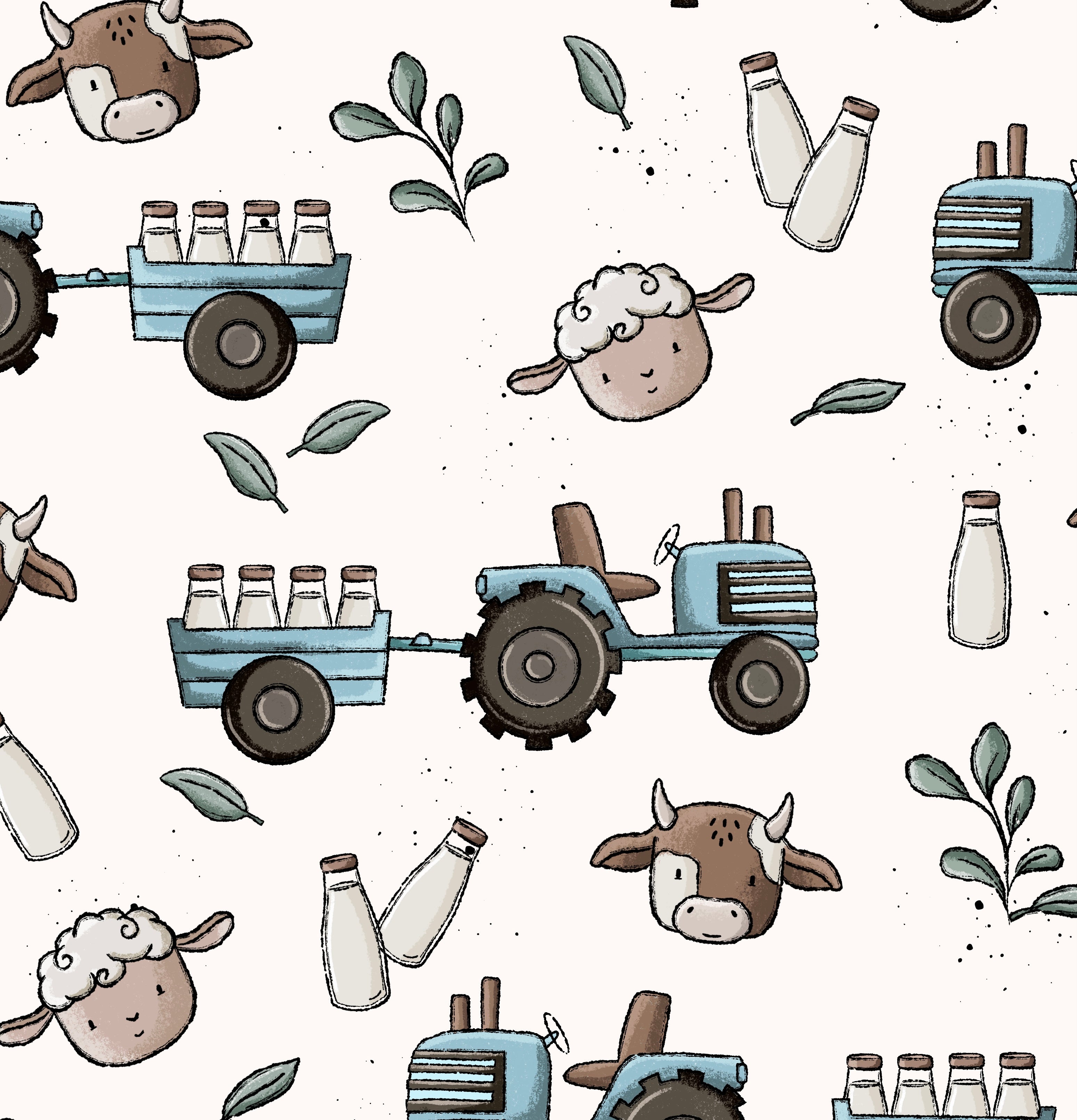 Stoff Milchfarm