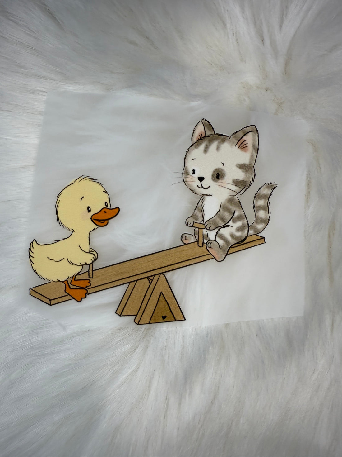 Bügelbild &quot;Wippe&quot;