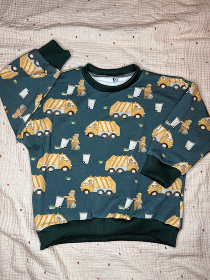 Oversize Pullover Müllabfuhr