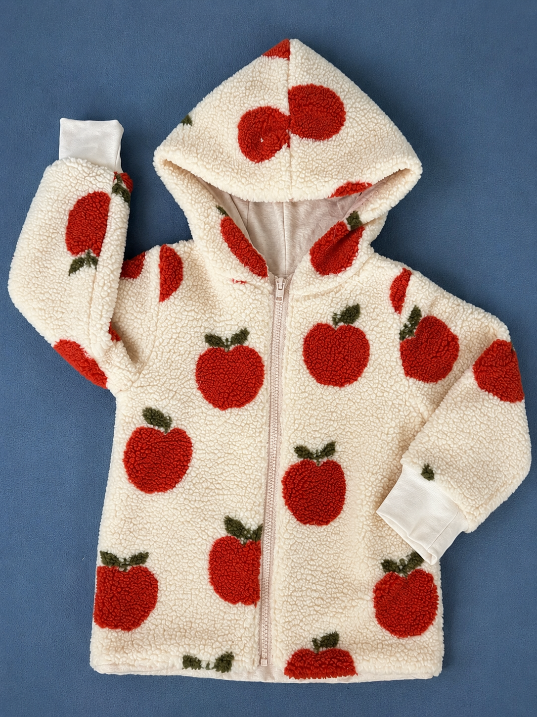 Teddyjacke Apfel