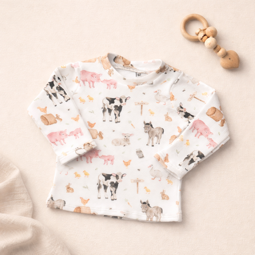 Rippshirt Bauernhof