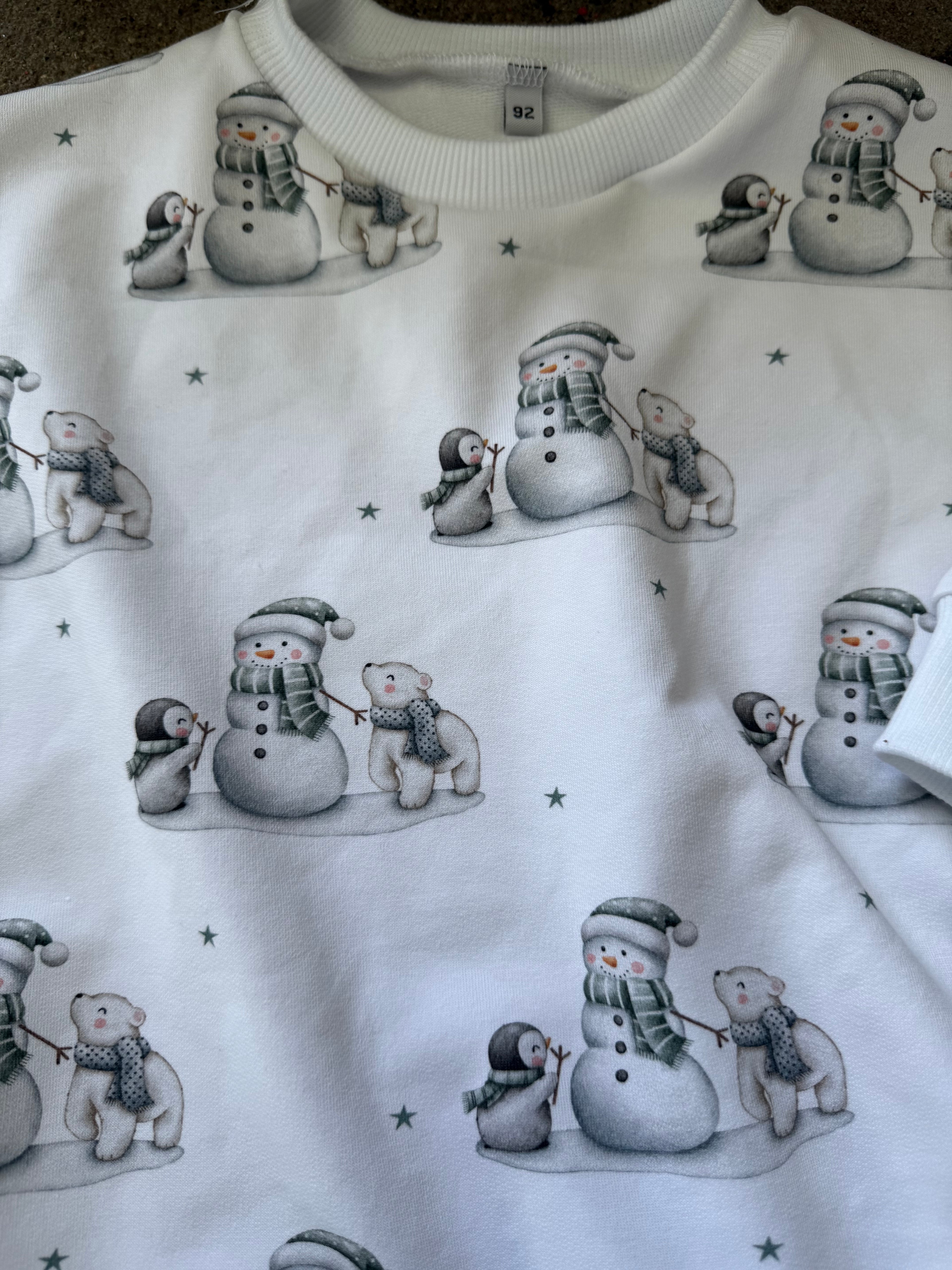 Oversize Sweater &quot;Do you wanna build a snowman