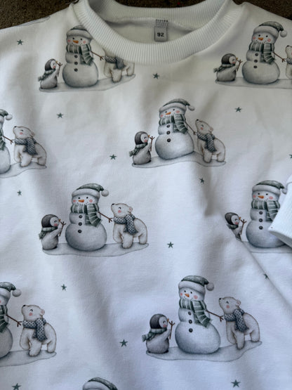 Oversize Sweater &quot;Do you wanna build a snowman