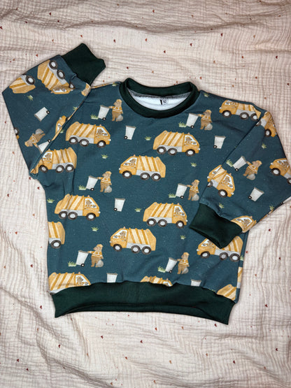 Oversize Pullover Müllabfuhr