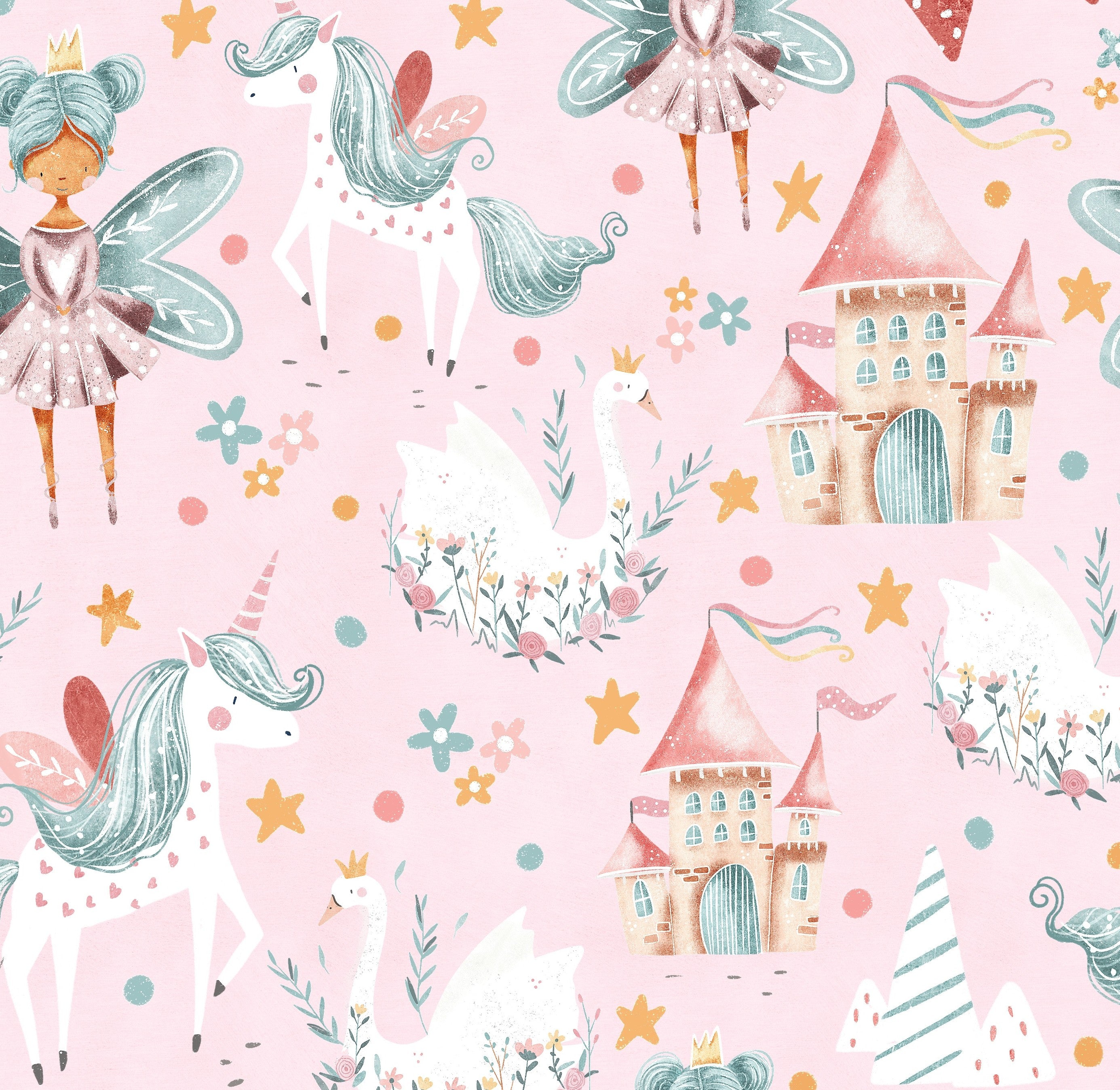 Fée avec licorne