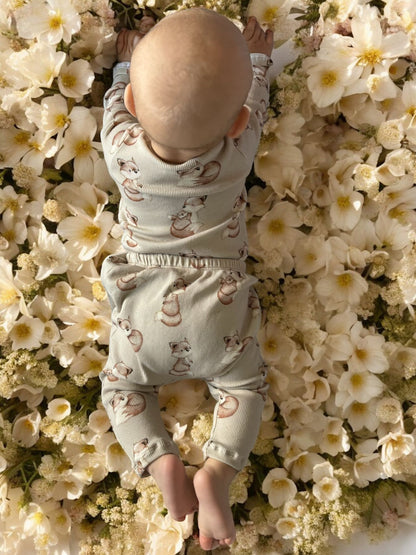 Individuelle Bestellung Body und Leggings Set aus Rippjersey